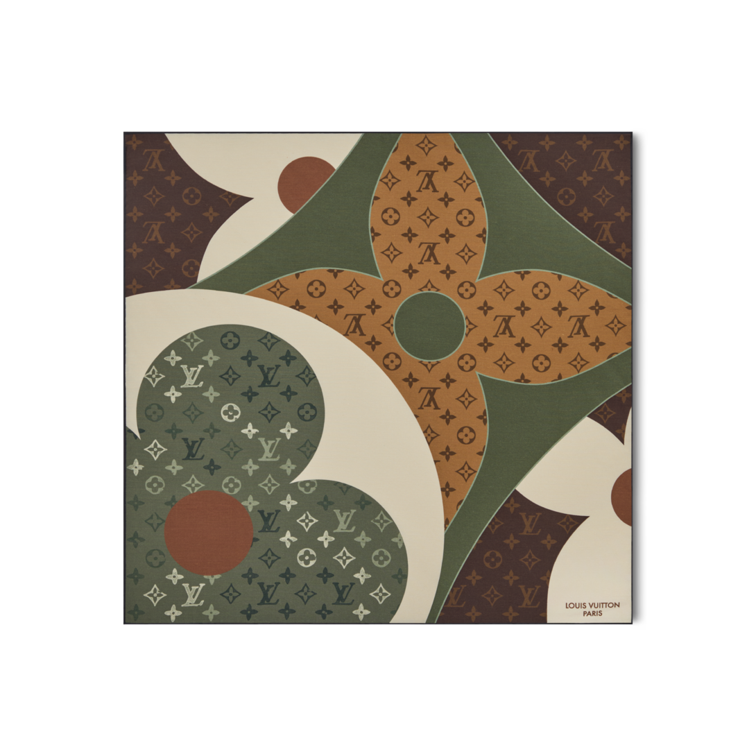 Louis Vuitton タペストリー バンダナ Monogram Patchwork Bandana S00 - Men - Accessories | LOUIS VUITTON ®